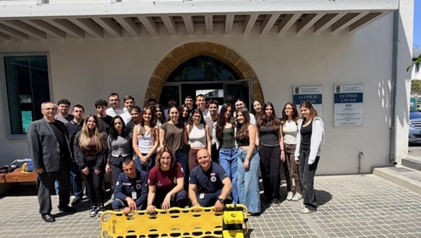 Medical Students at the Cyprus Branch Undertake First Phase of Pre-hospital Emergency Management Training
